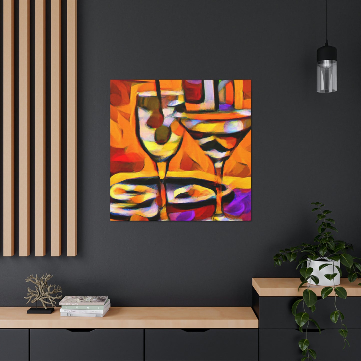 Boozy Brushstrokes - Canvas