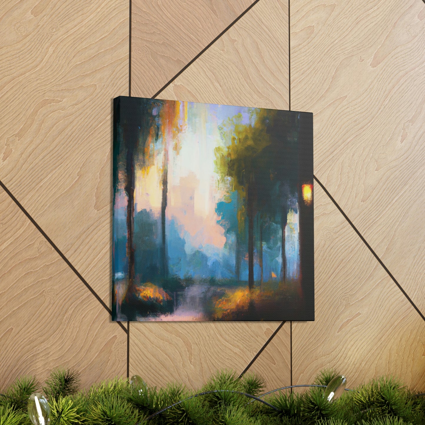 Dreamy Dusk Reflection - Canvas