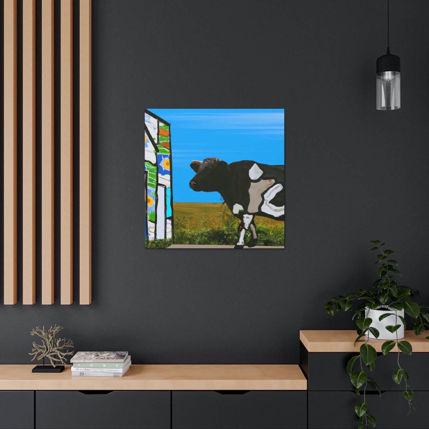 Calf in Pasturesm - Canvas