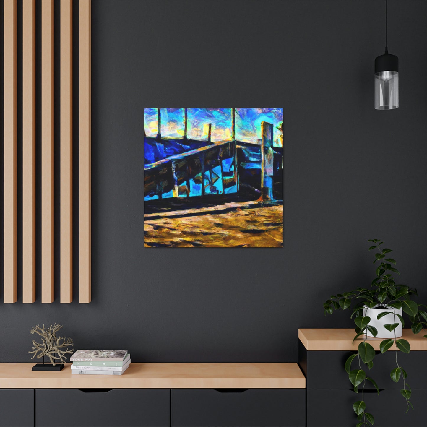 "Seawall at Sunrise" - Canvas