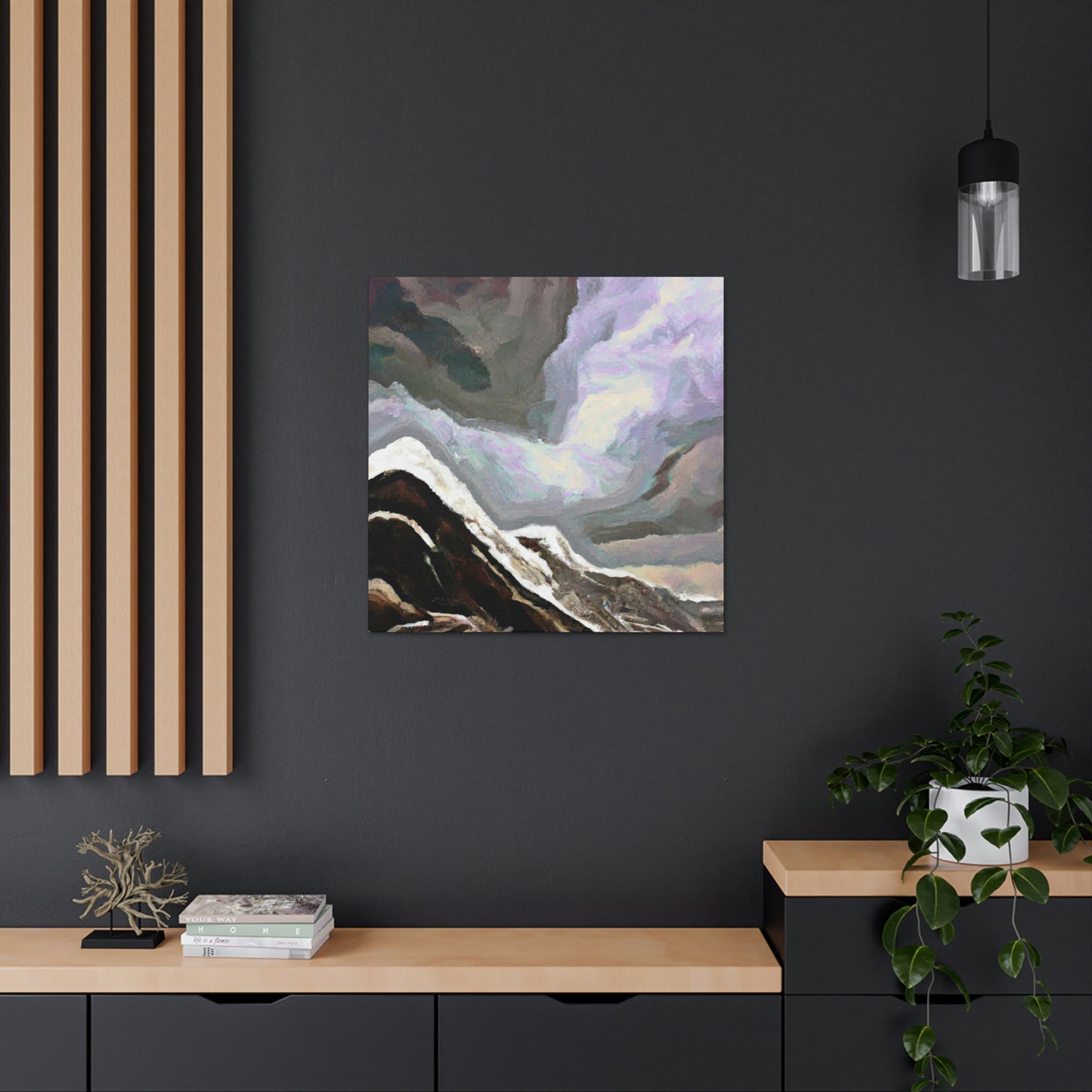 "Mountain Snowy Majesty" - Canvas