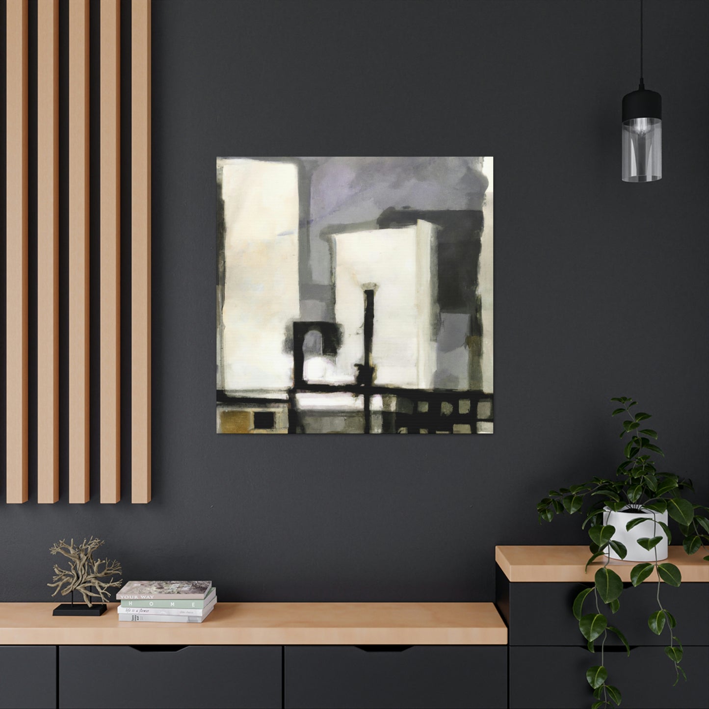 "Bauhaus in Abstraction" - Canvas