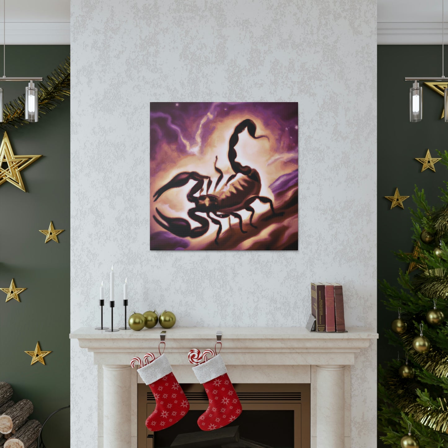 Scorpion Art Deco - Canvas