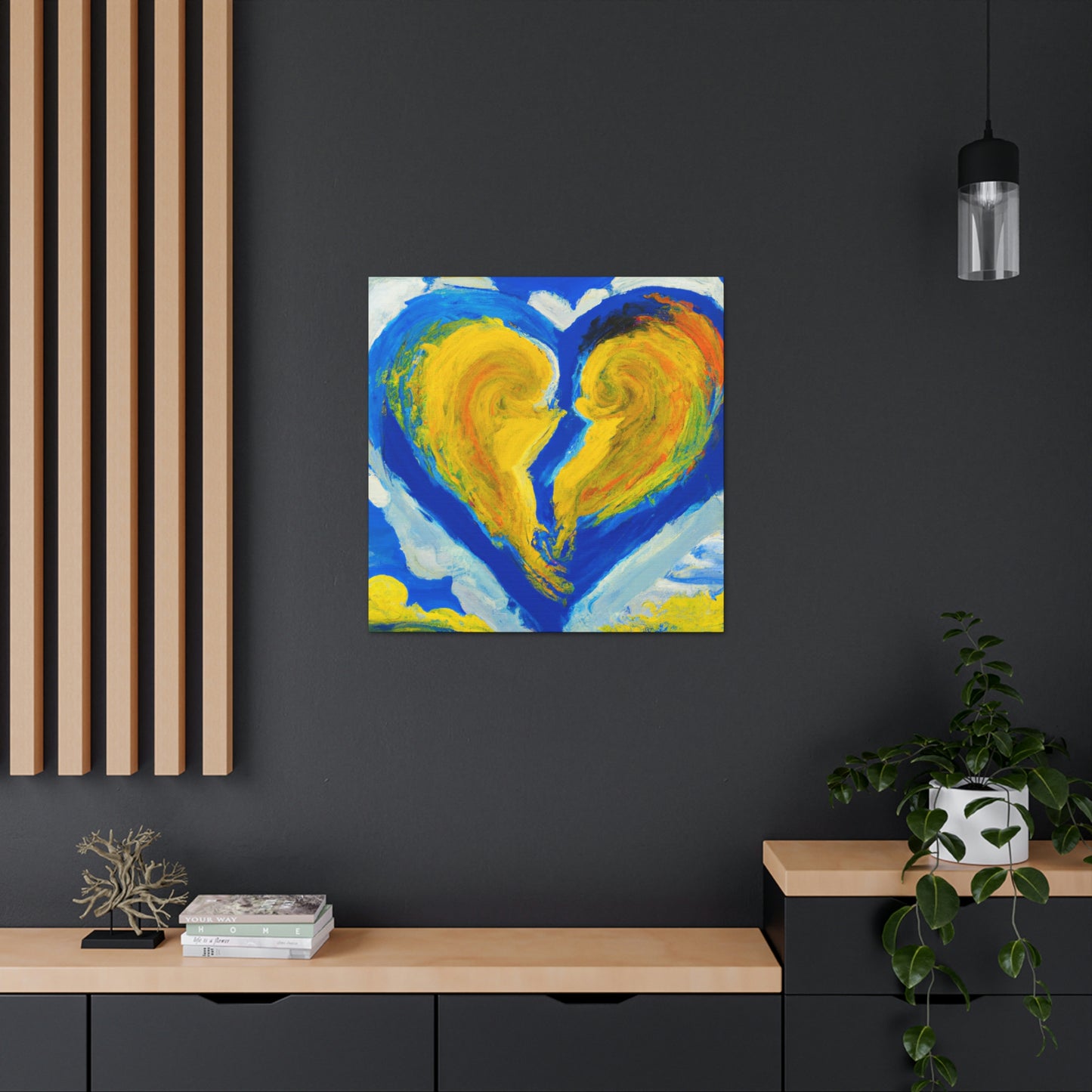 Heart Shaped Dreaming - Canvas