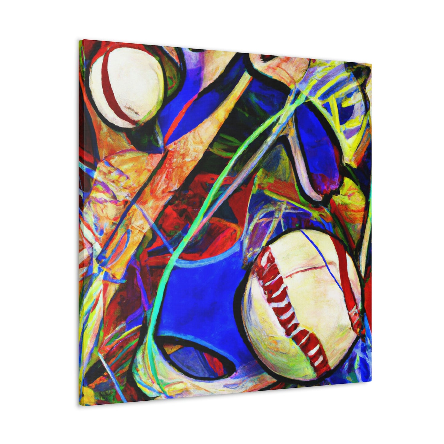 "Baseball: Expressionist Vision" - Canvas