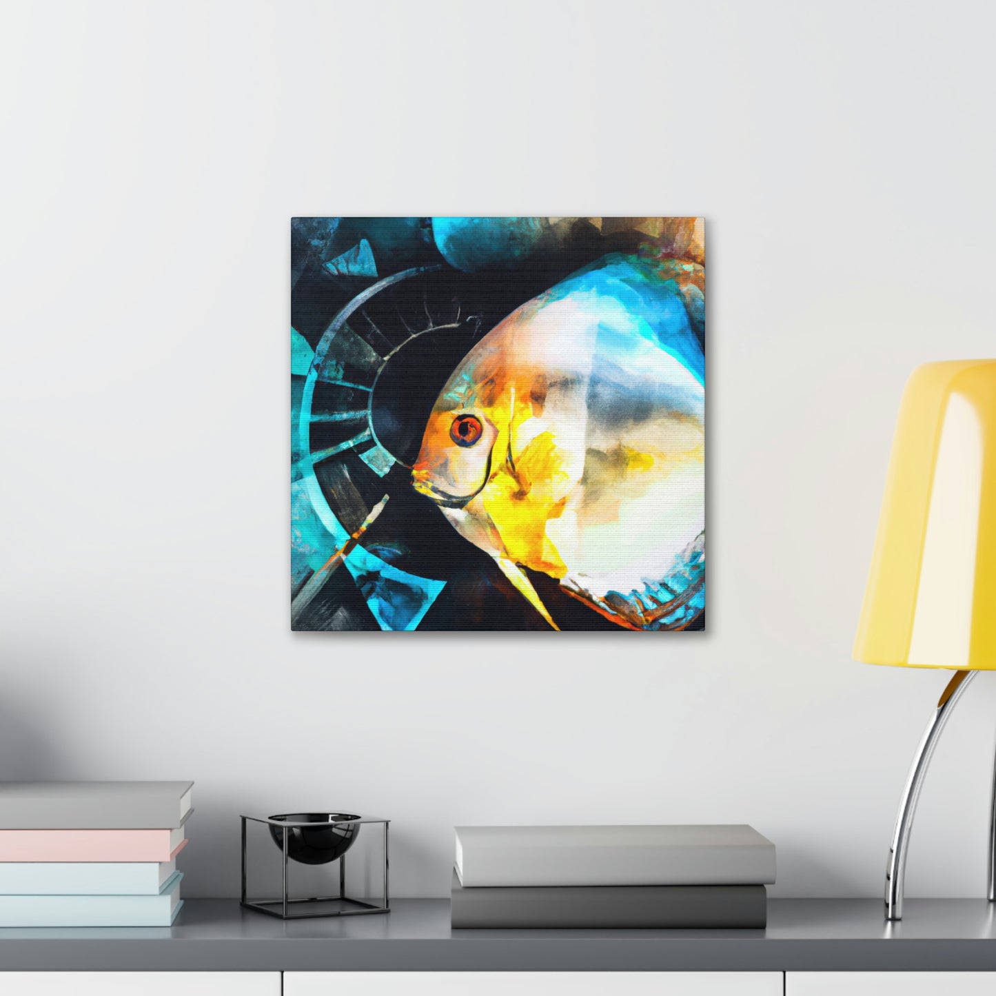 Discus in Reflection - Canvas