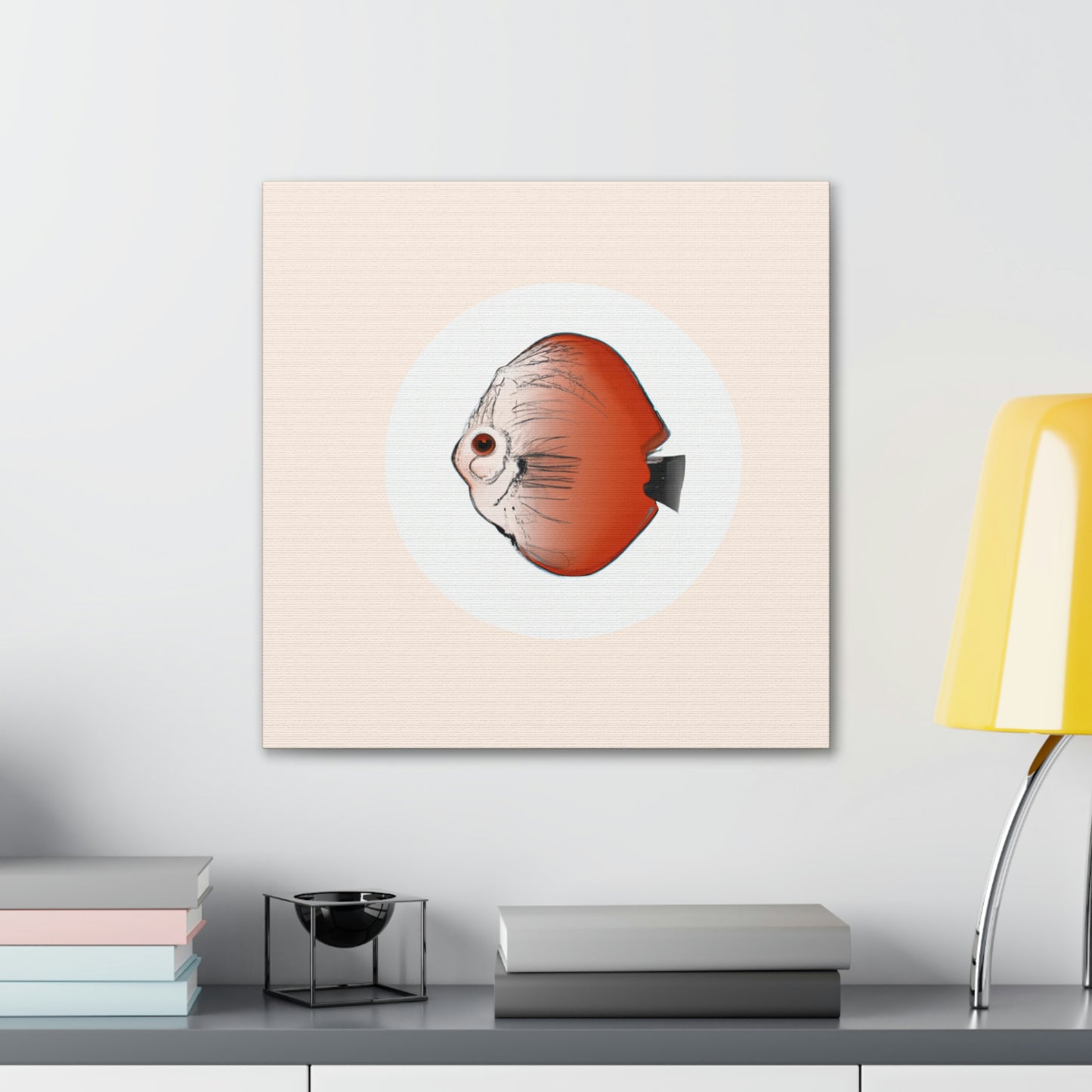 Serene Sunlit Discus - Canvas