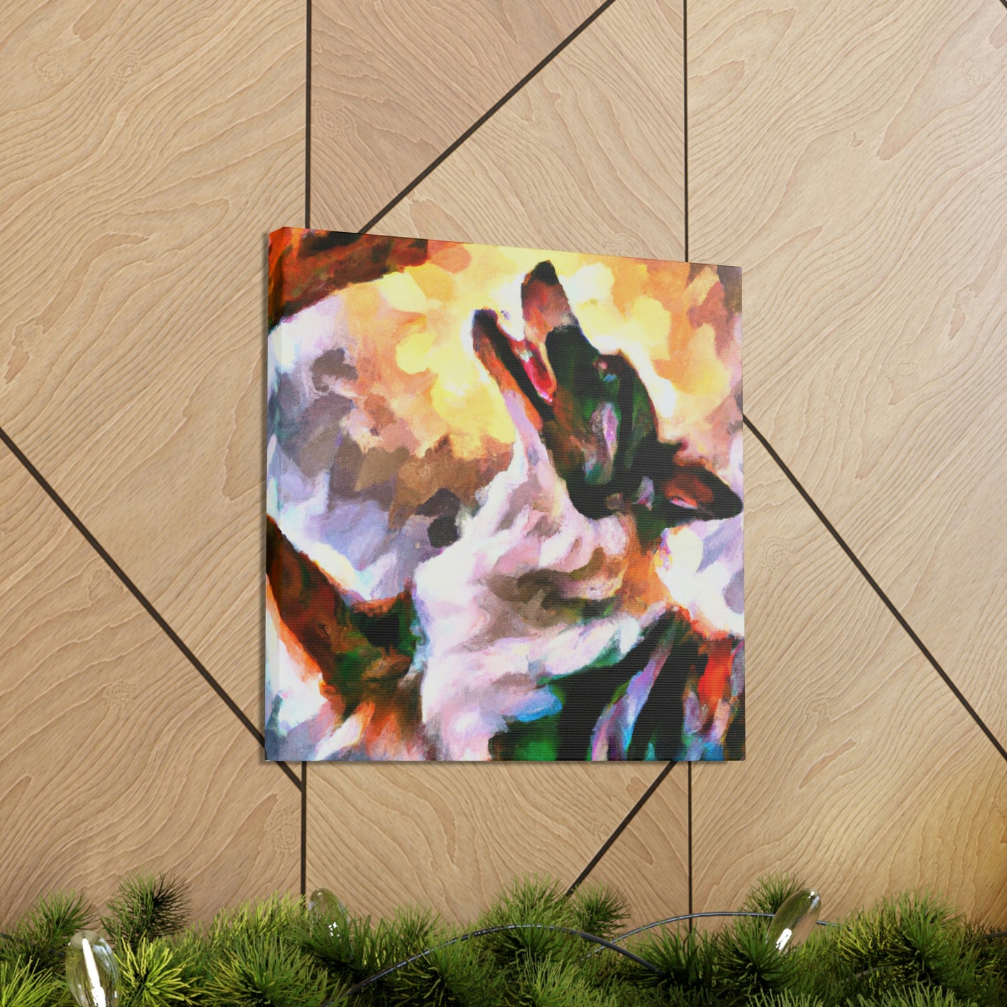 Border Collie Elegance - Canvas