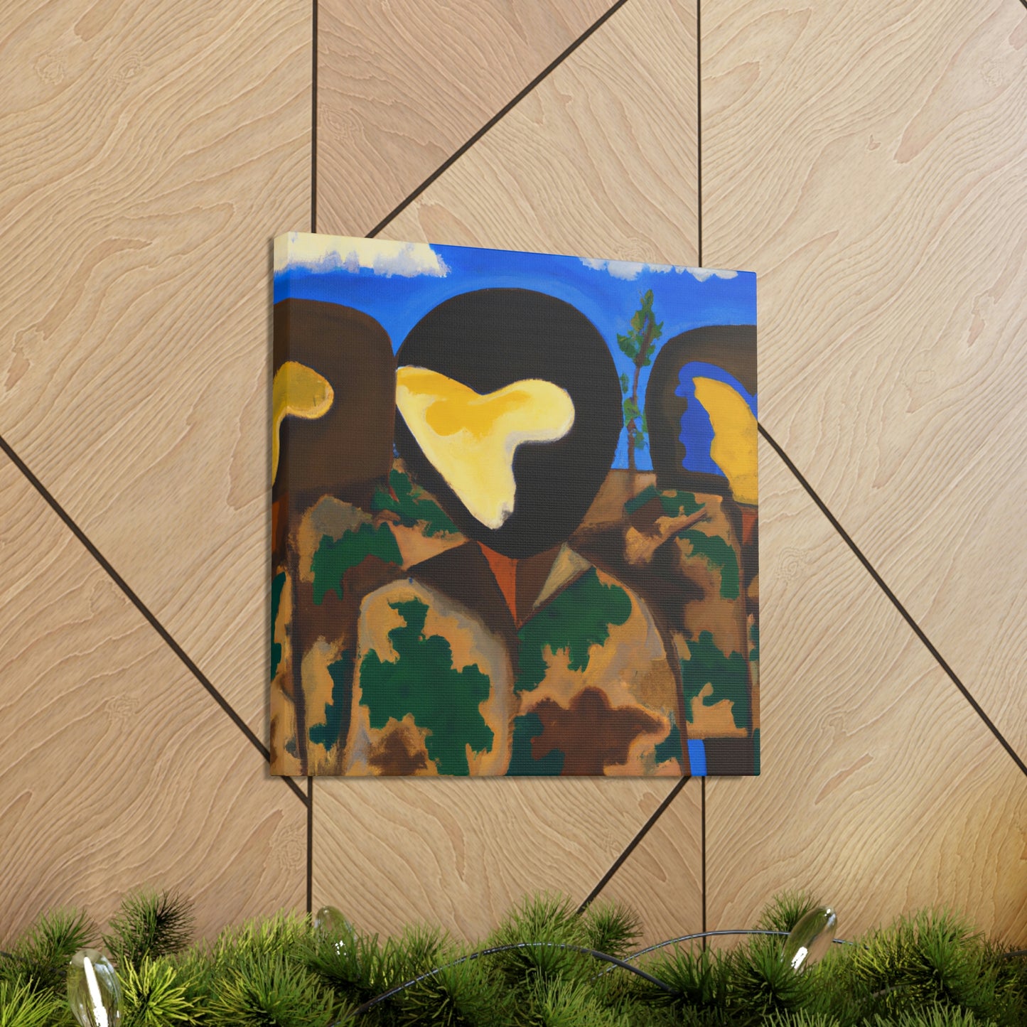 Camouflage in abstract - Canvas