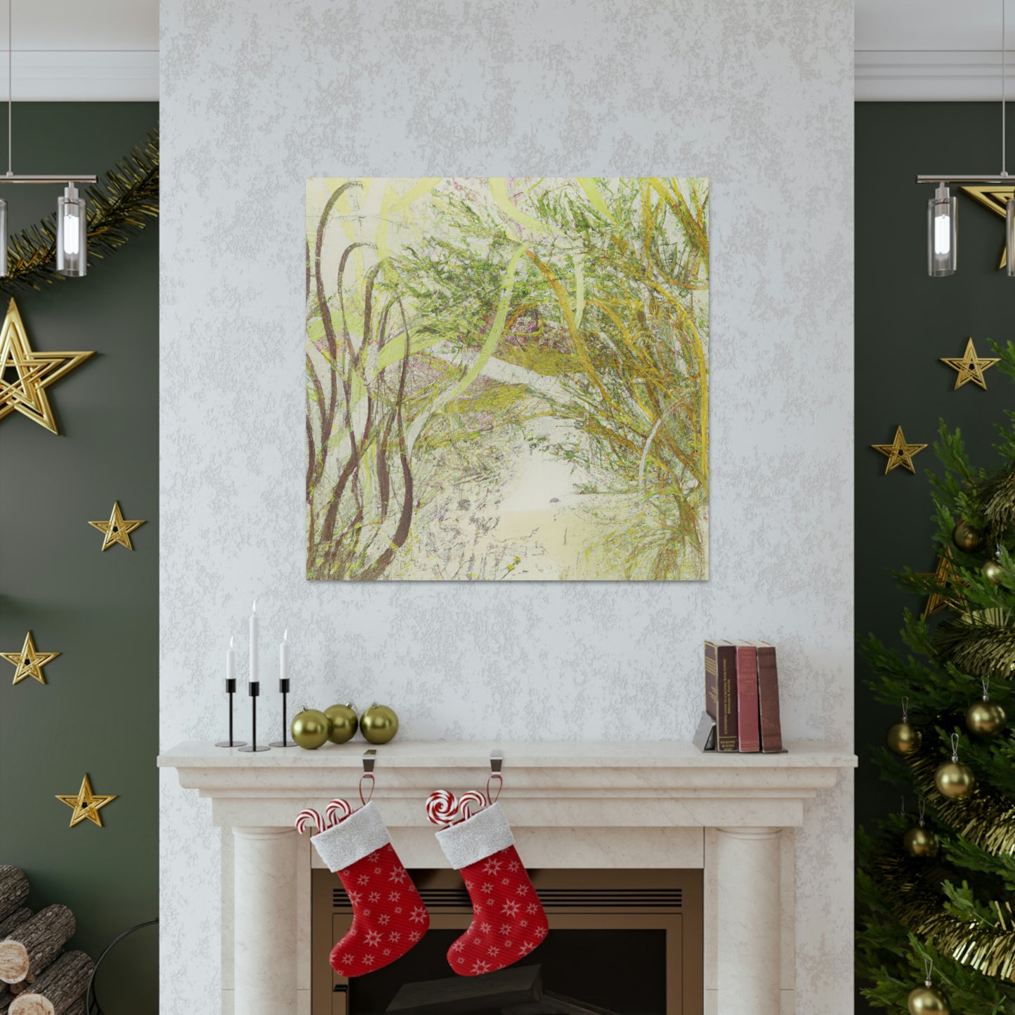 Willow Tree Abstracted - Canvas