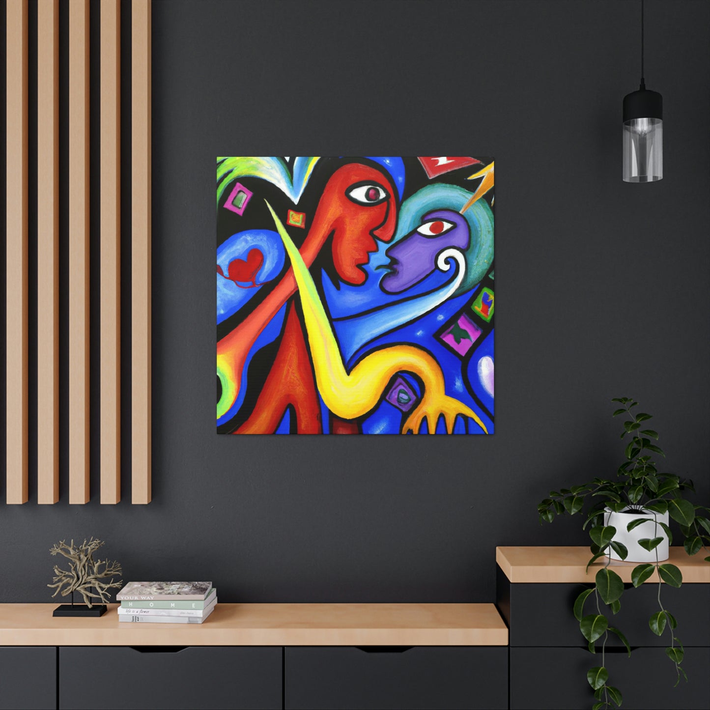 Love and Stars Unite - Canvas