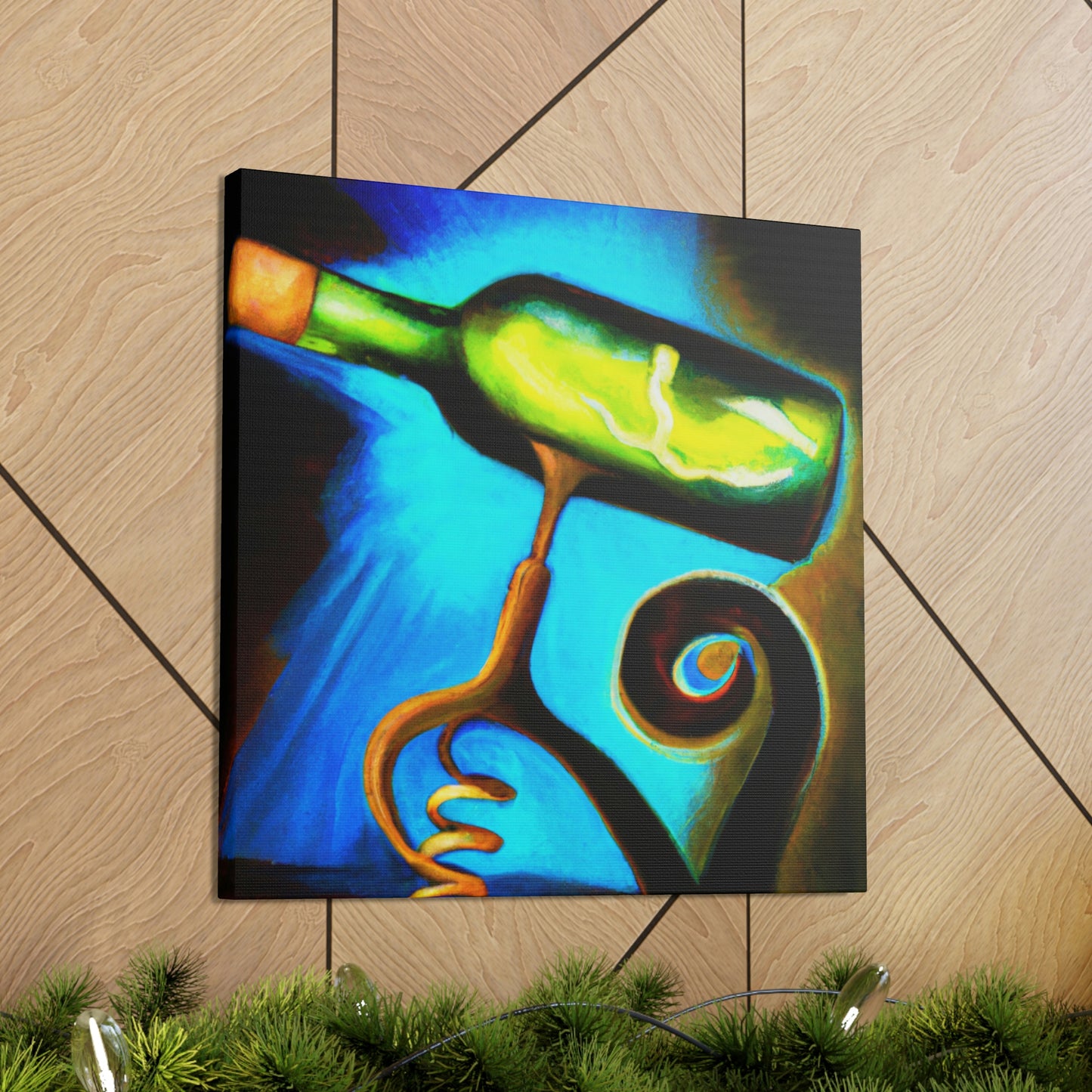 Corkscrew Boils Simmering - Canvas