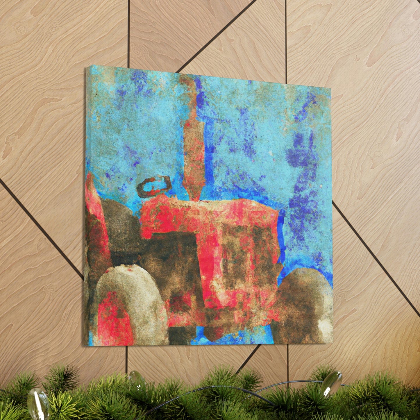 "Tractor in Simplicity" - Canvas