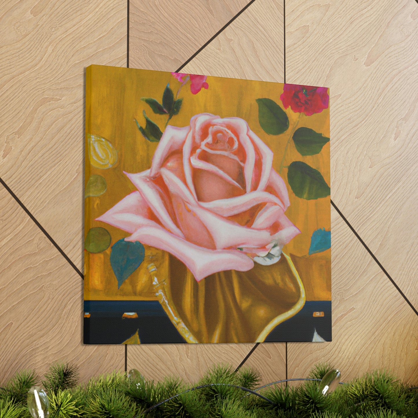 Rose in Radiance. - Canvas