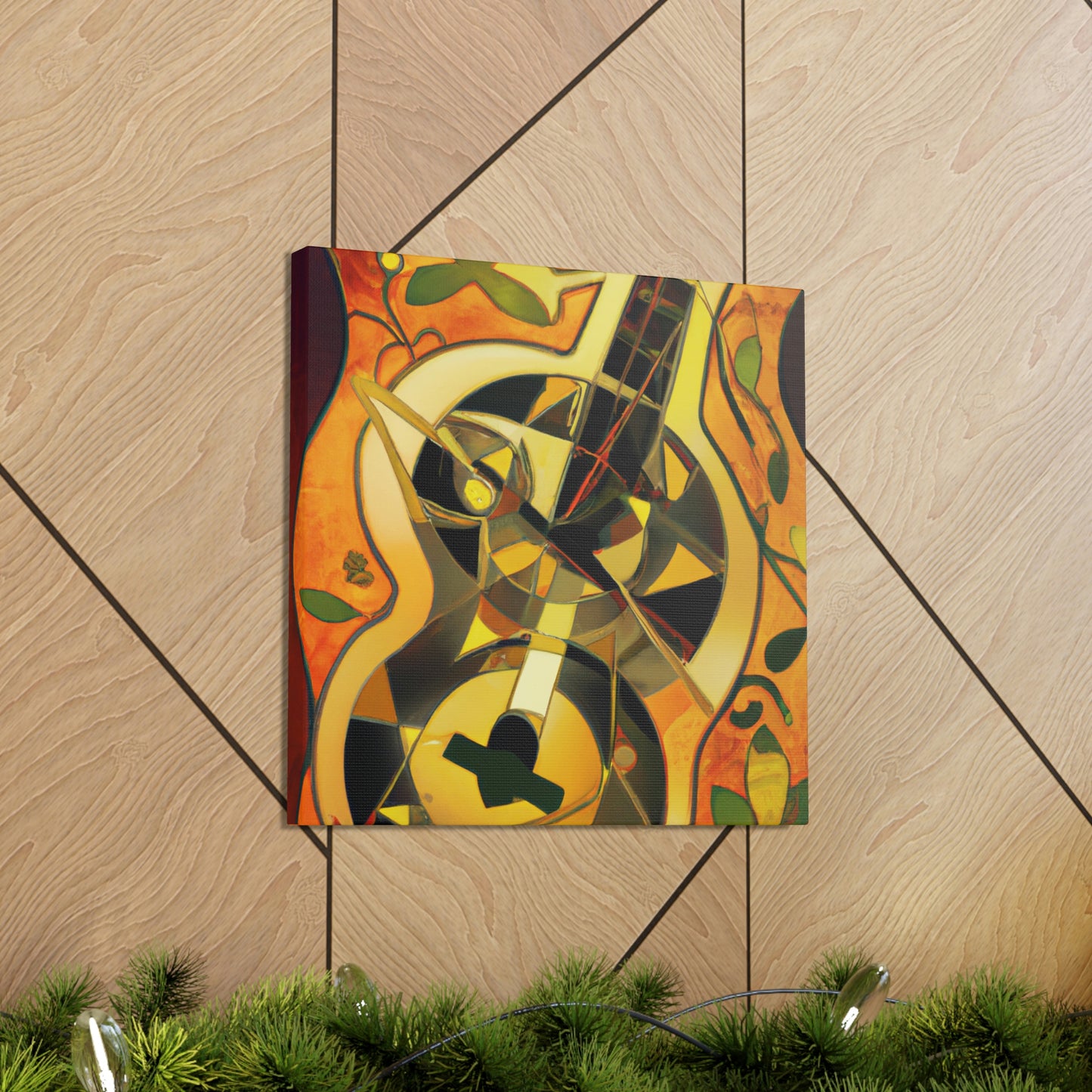 "Mandolin Melody Picture 1920's" - Canvas