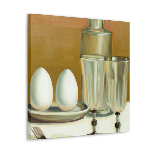 "Eggs in Art Deco". - Canvas