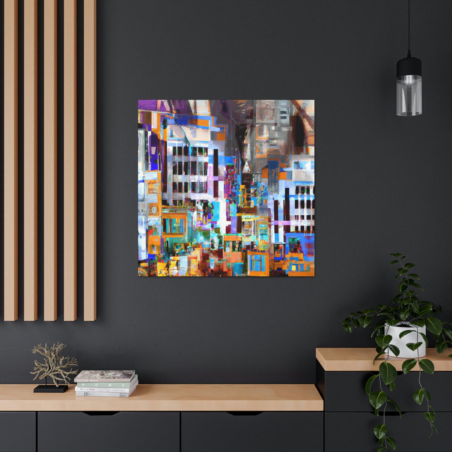 International Style Collage - Canvas