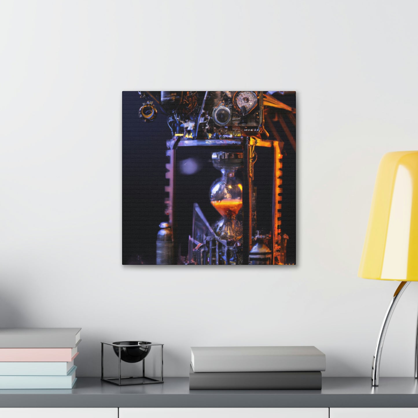 Mechanical Time Machine Art - Canvas