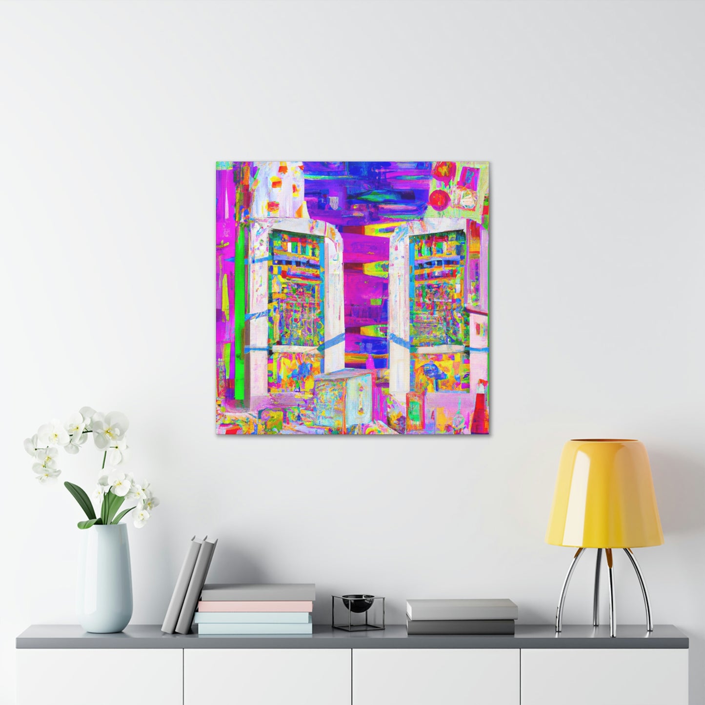 "Servers in Fauvism" - Canvas