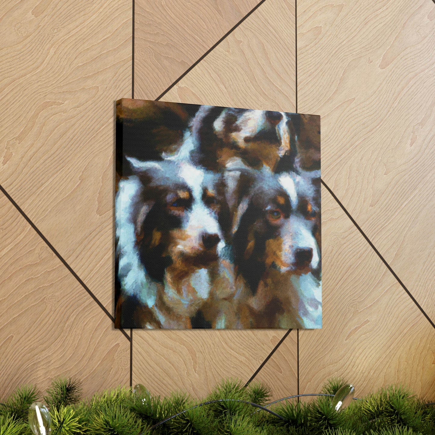 Australian Shepherd Solitude - Canvas