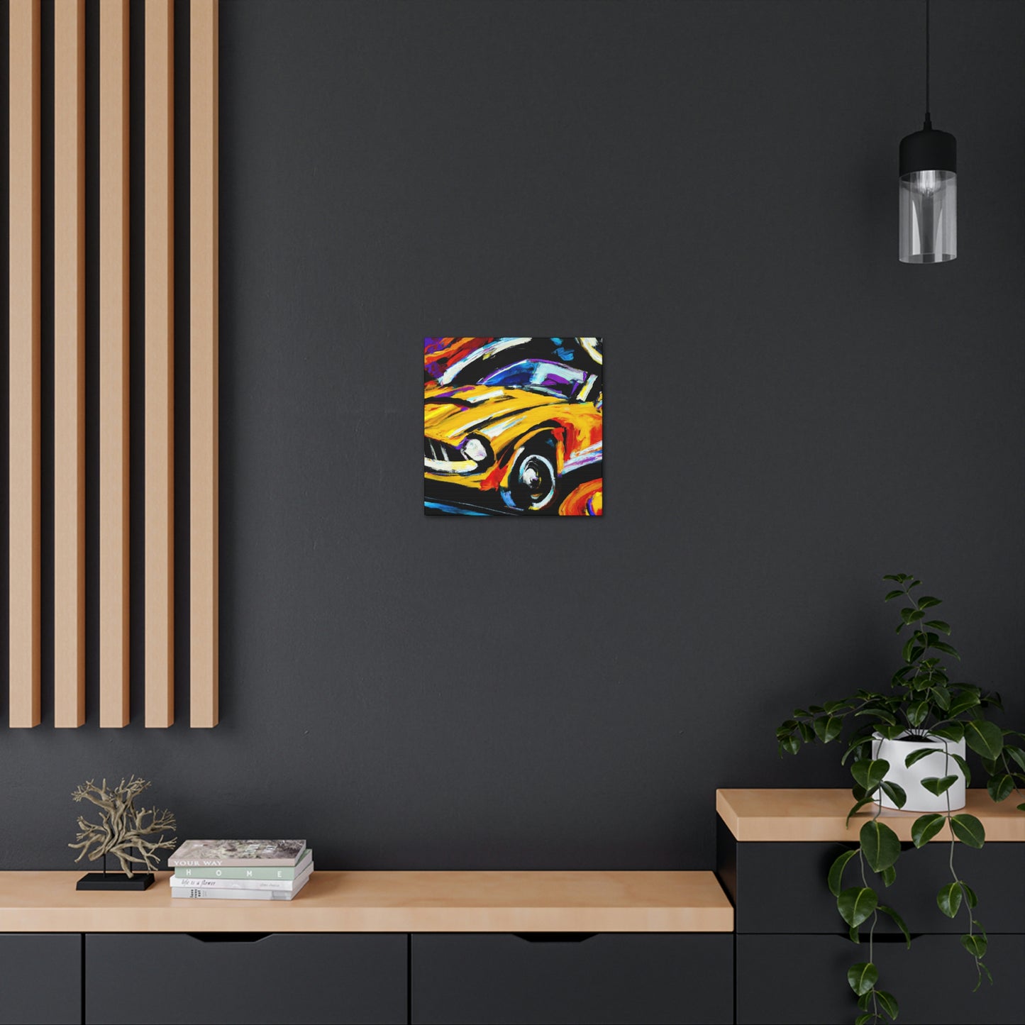 "Classic Automobile Dreaming" - Canvas