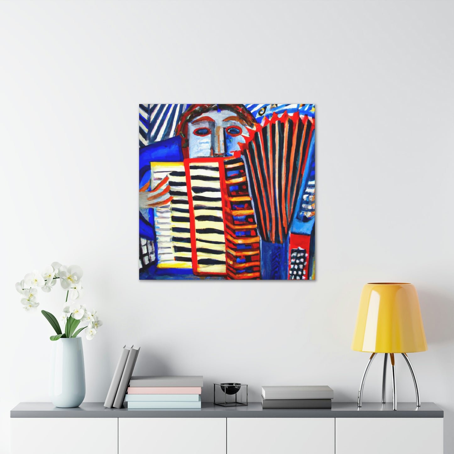 Accordion and Expressionism - Canvas