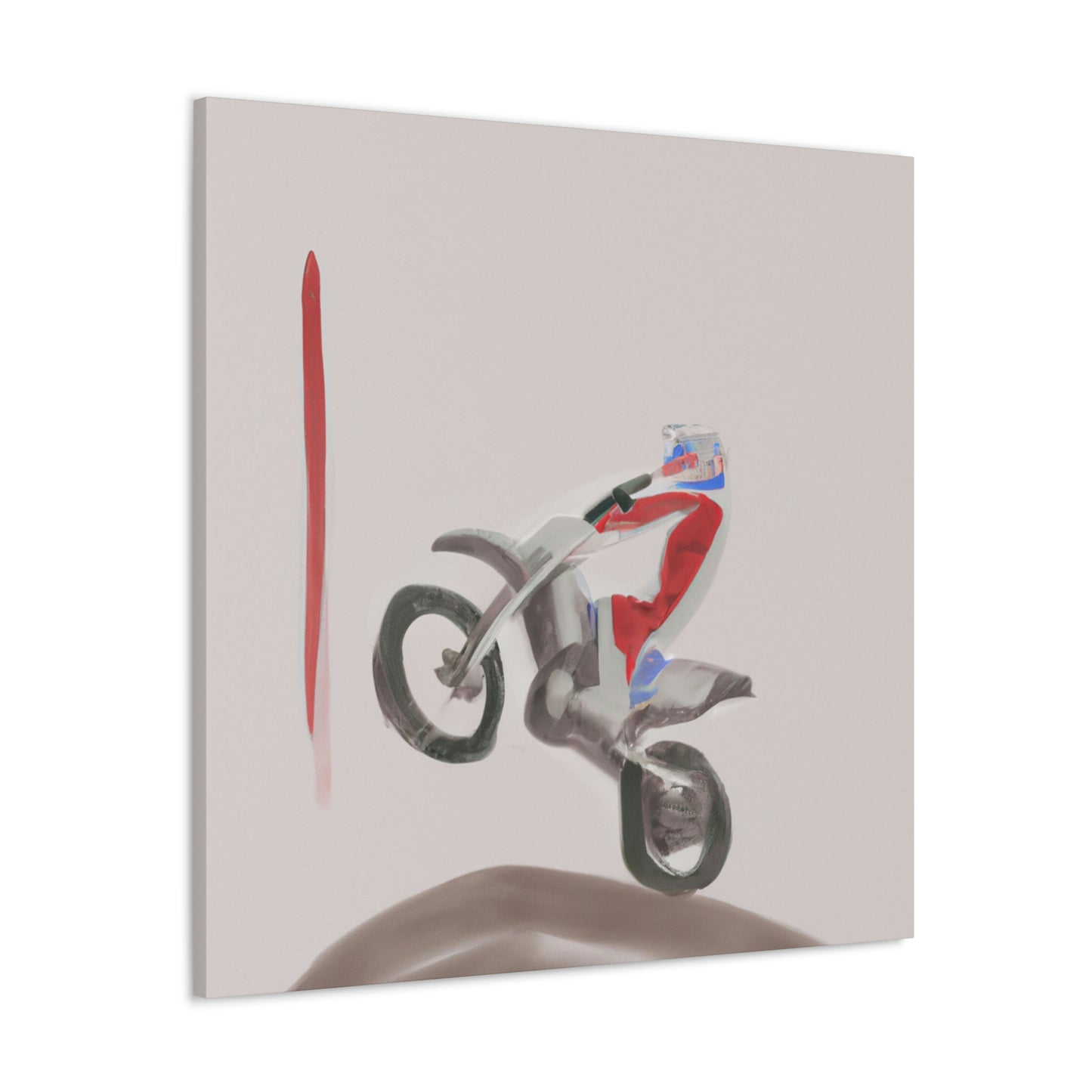 "Motocross and Minimalism" - Canvas