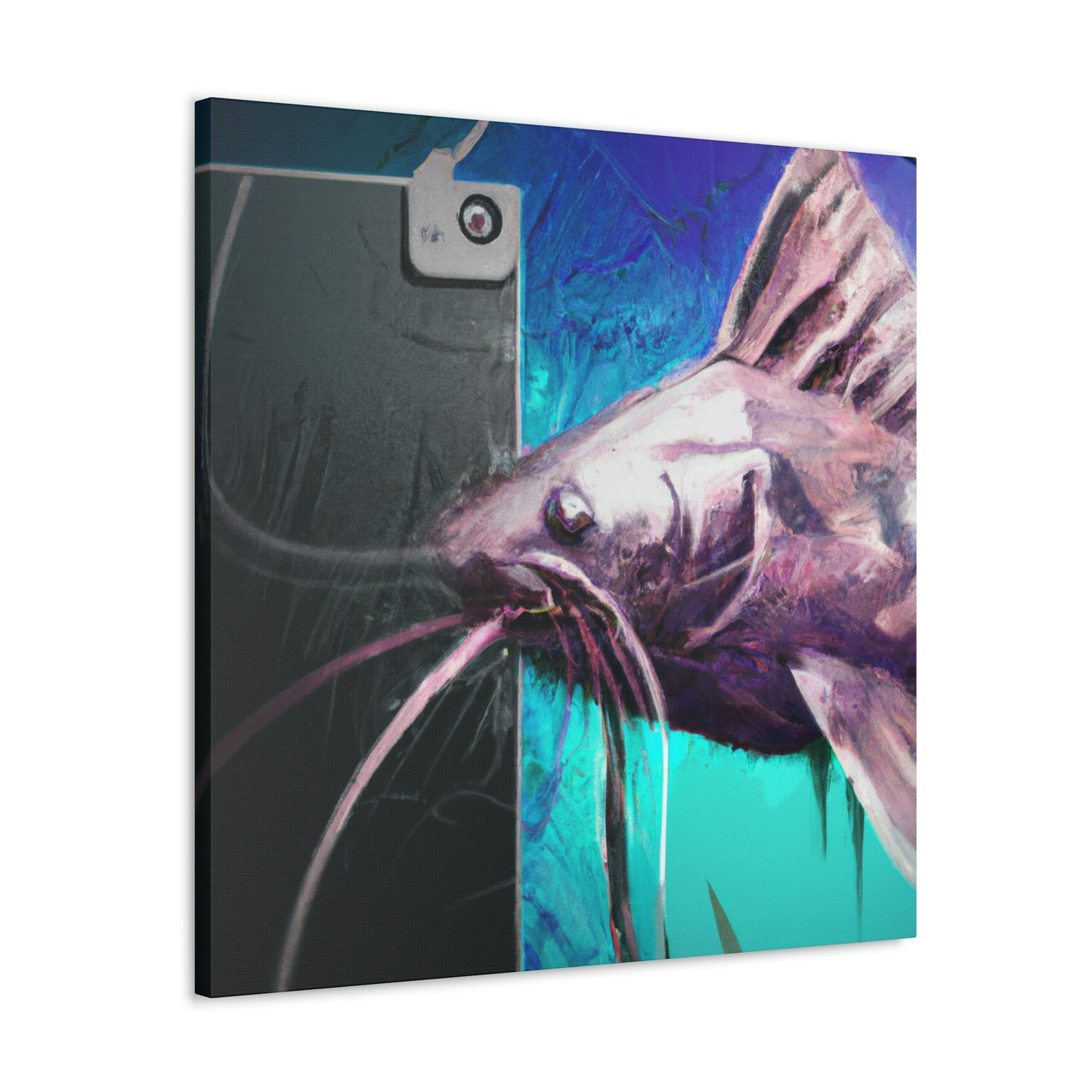 "Corydoras Catfish Conjuring" - Canvas