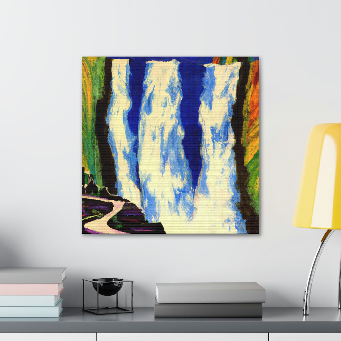 Thundering Water Plunge - Canvas