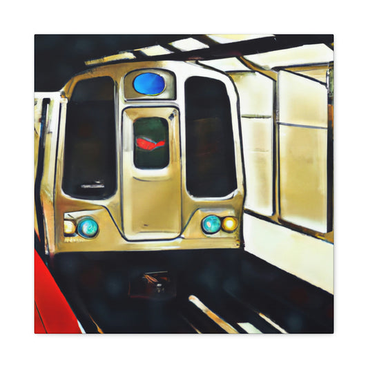 Subway Train Voyage - Canvas