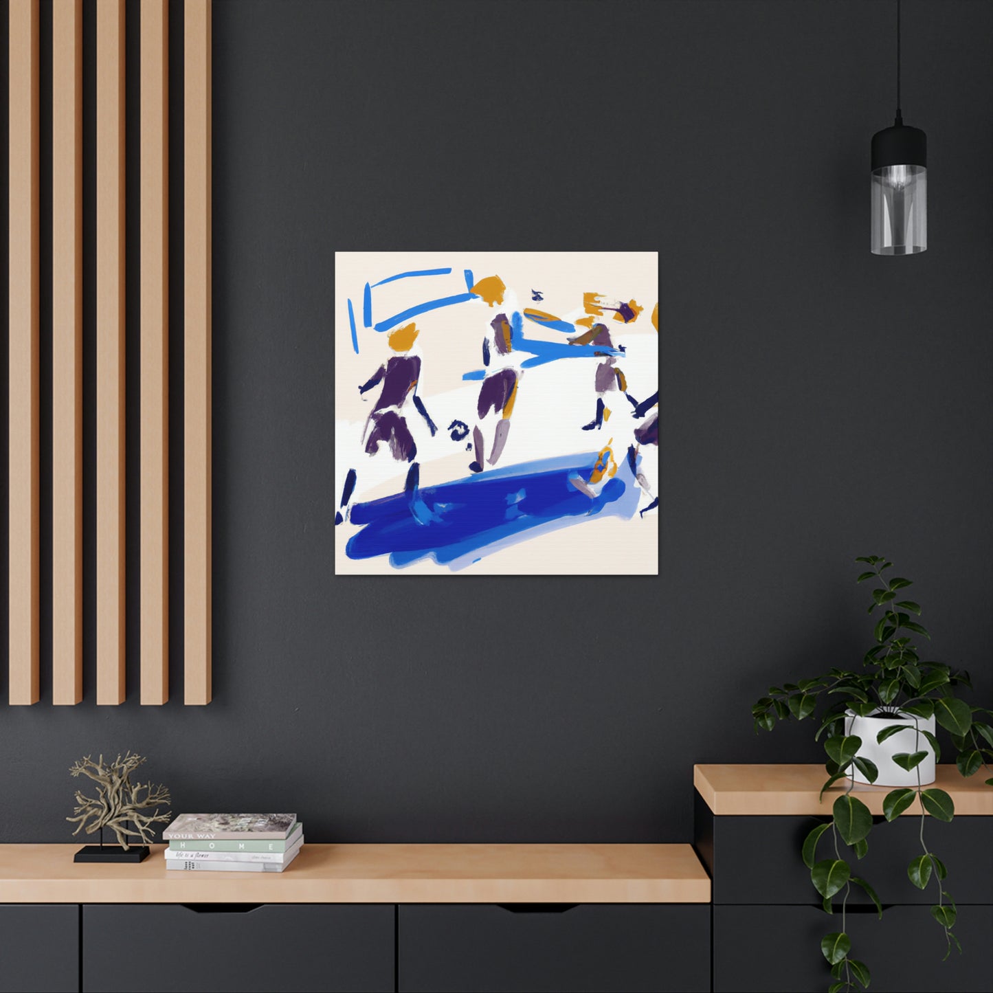 Soccer in Simplicity - Canvas