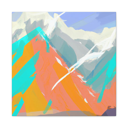 Mountain Abstraction 1940s - Canvas