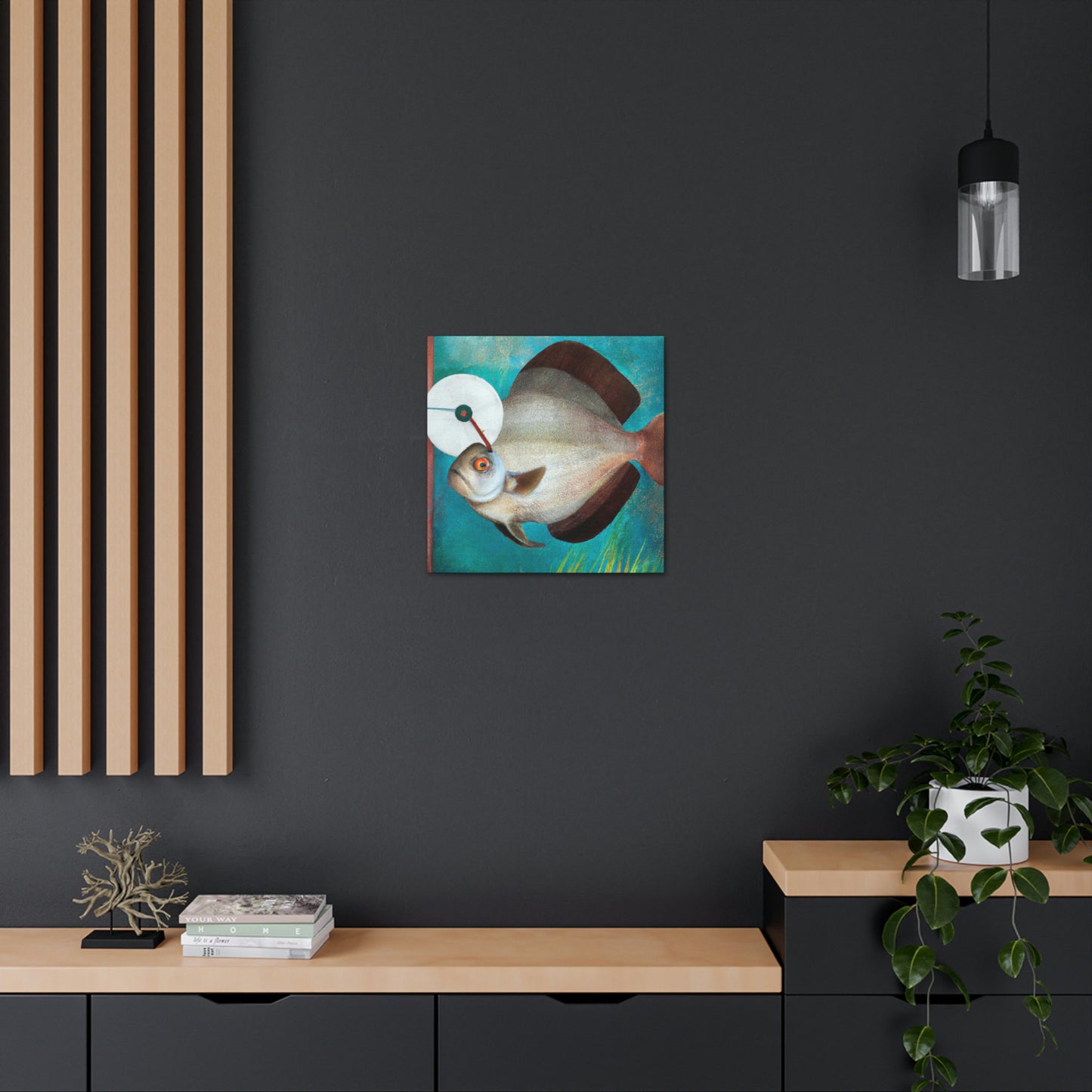 Discus in the Clouds - Canvas