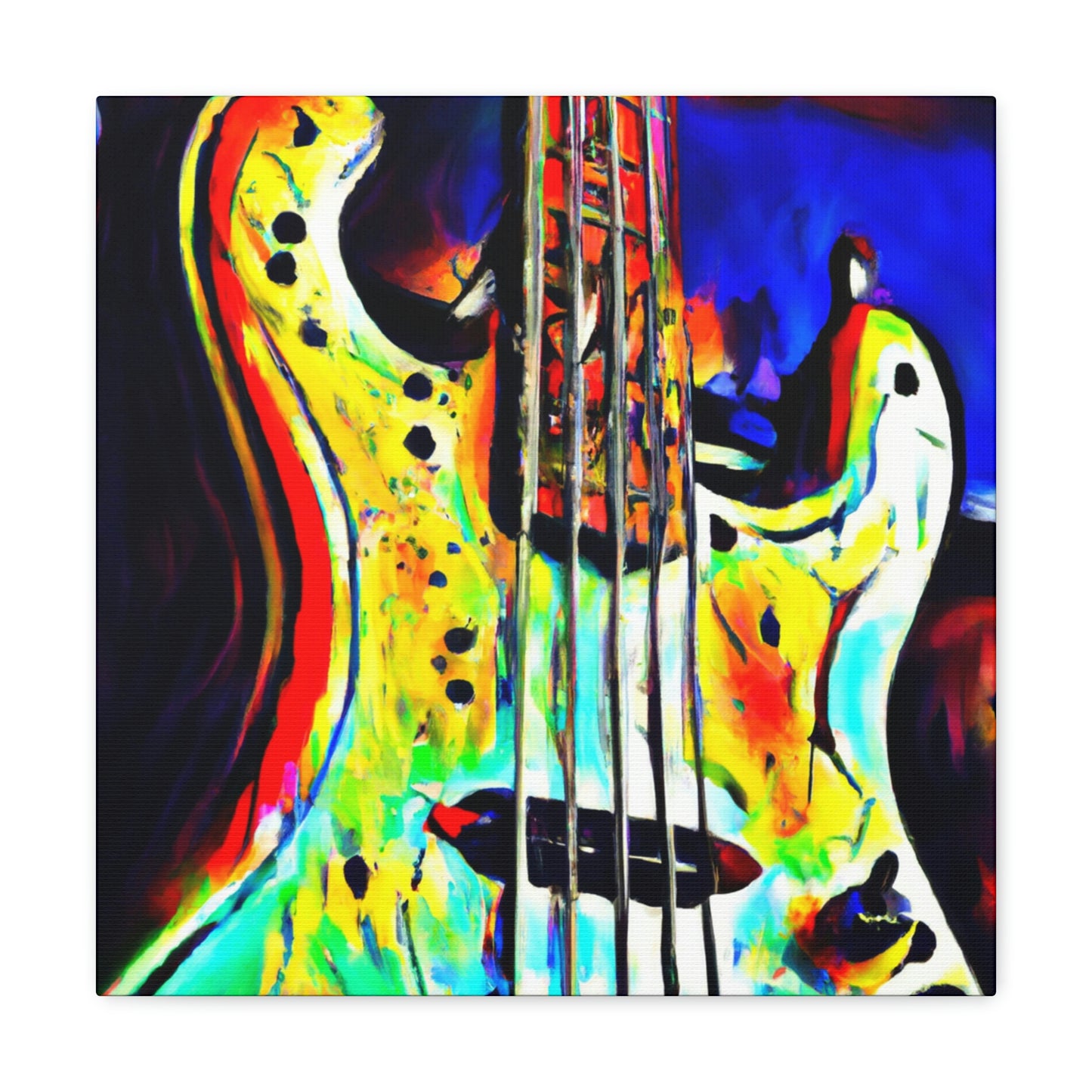 Groove of the Bass - Canvas