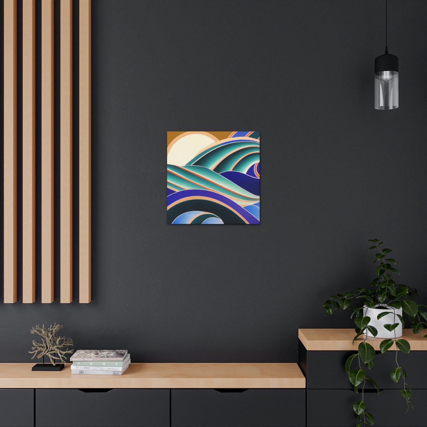 Glimmering Sea Swells - Canvas