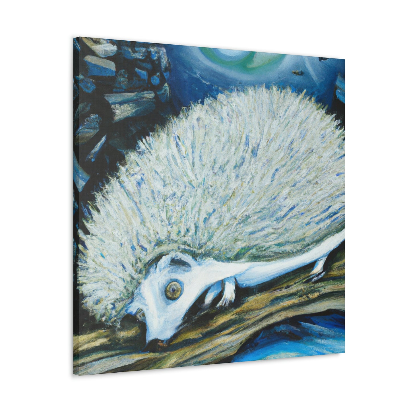 Hedgehog in Dreamland - Canvas