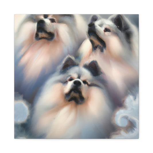 Keeshond Art Deco - Canvas