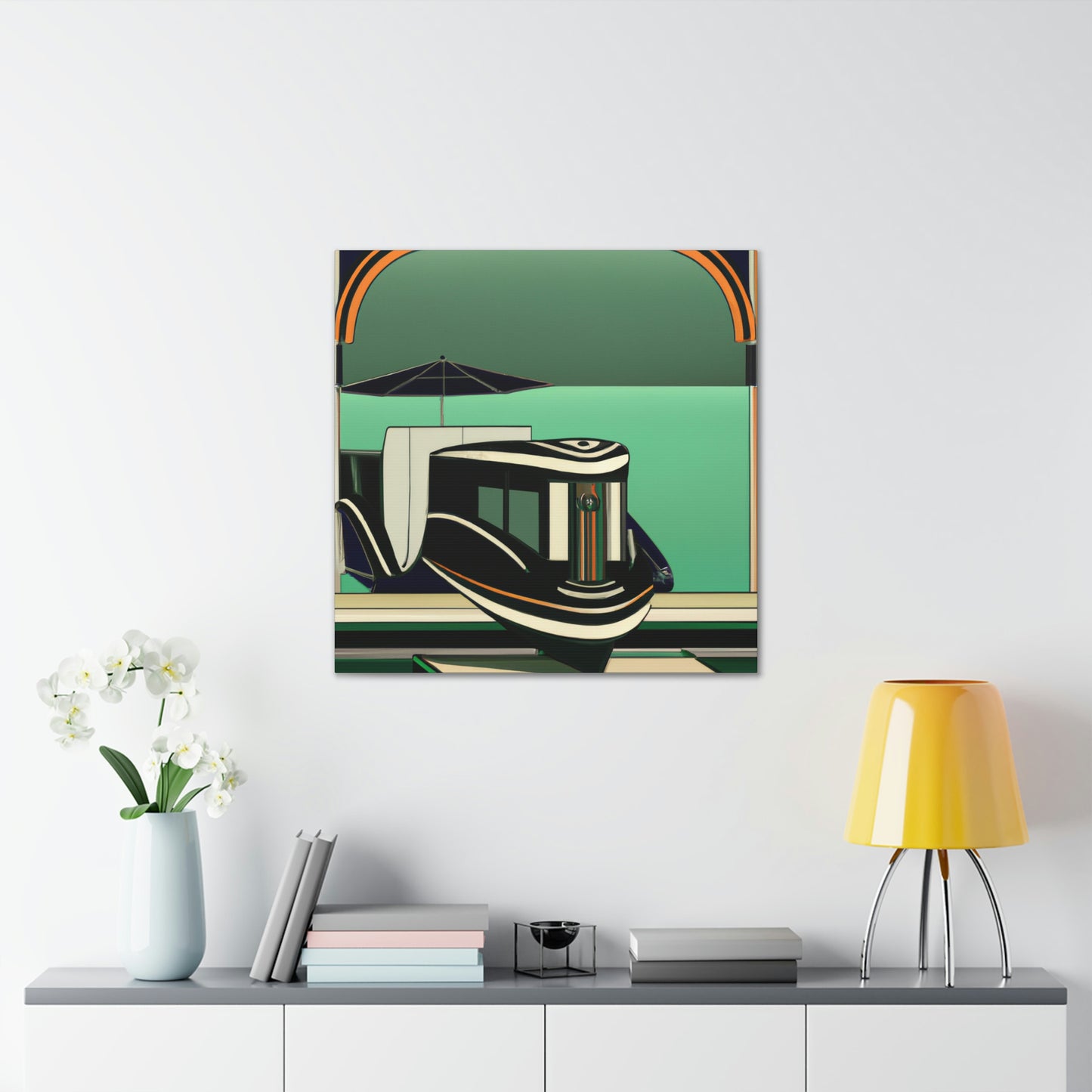 "Glistening Boat Cabaret" - Canvas