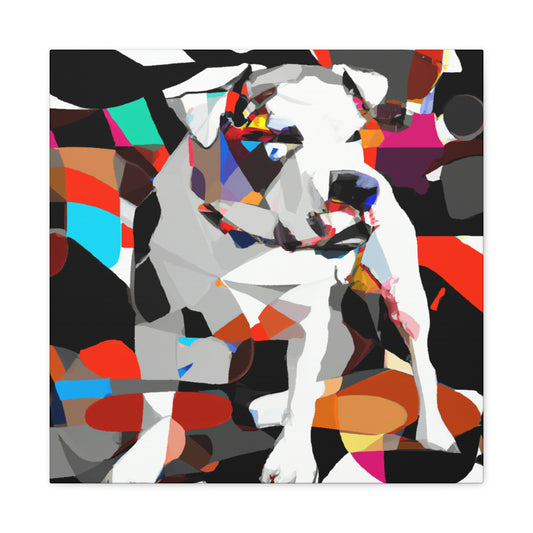 "American Bulldog Iconography" - Canvas