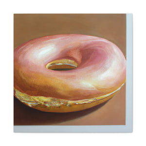 "Chocolate Frosted Doughnut" - Canvas