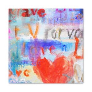 Love Letters in Hues - Canvas