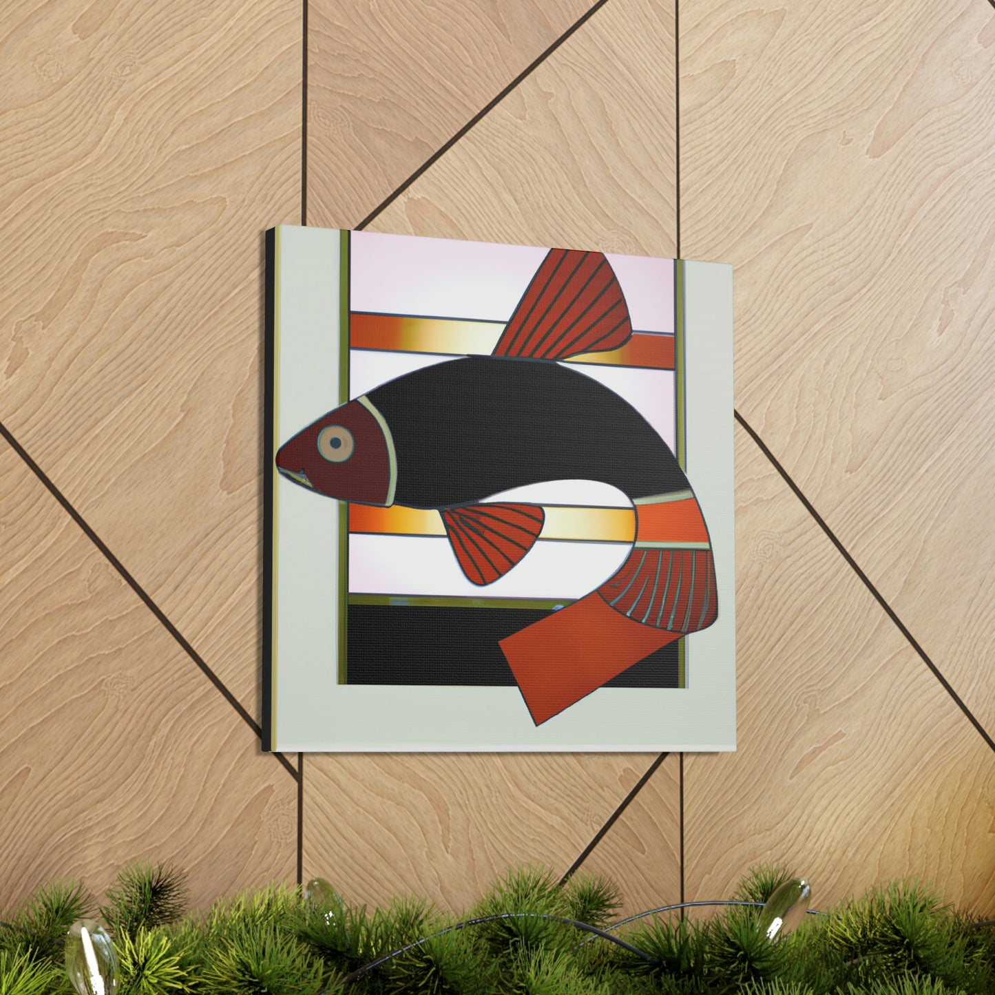 Dazzling Deco Killifish - Canvas