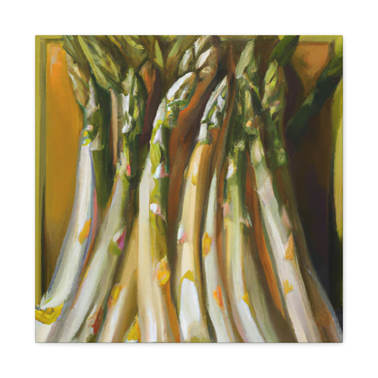 "Asparagus: Living Still Life" - Canvas