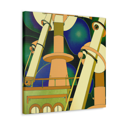 "Telescopes of the Roaring Twenties" - Canvas