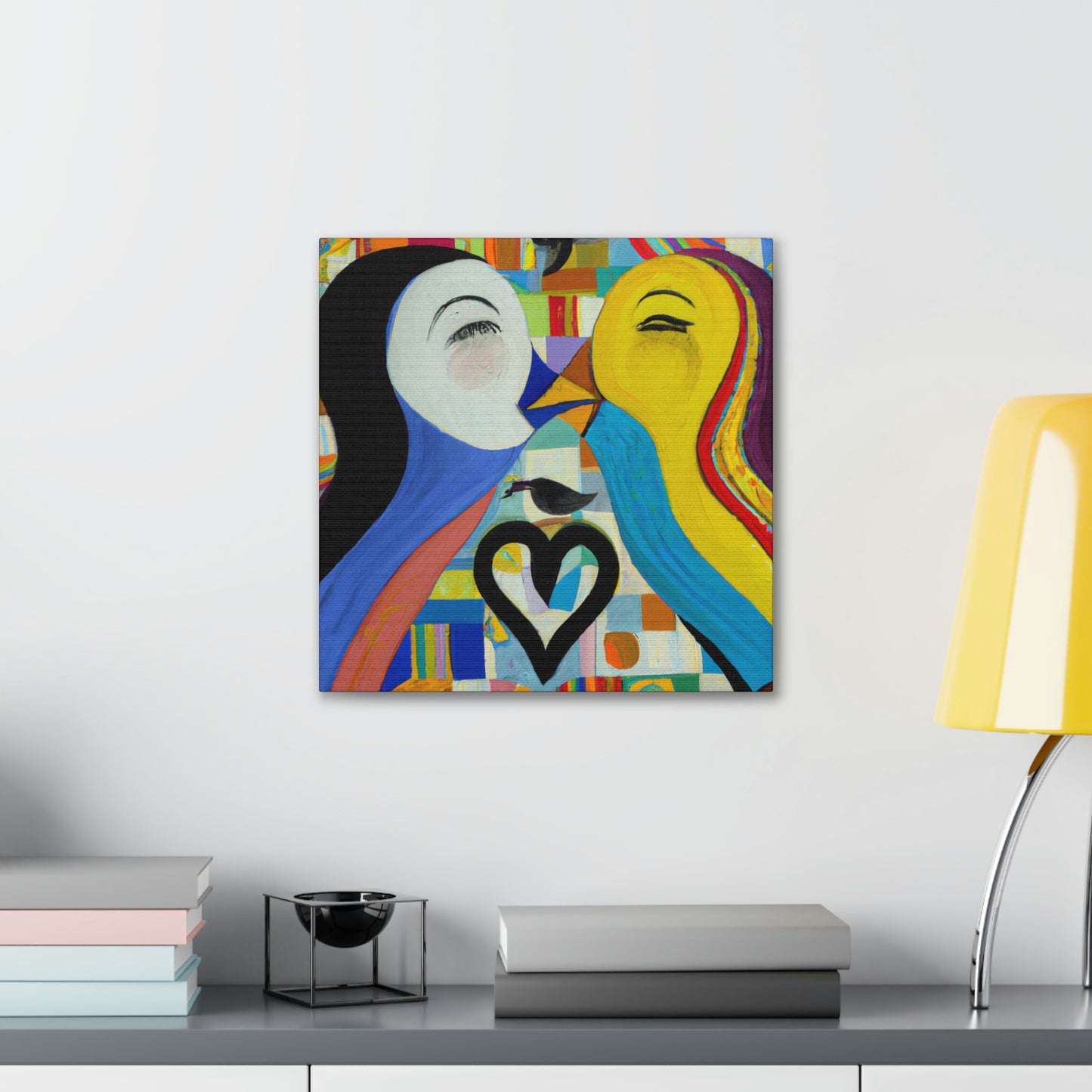 Loving Duo Portrait - Canvas