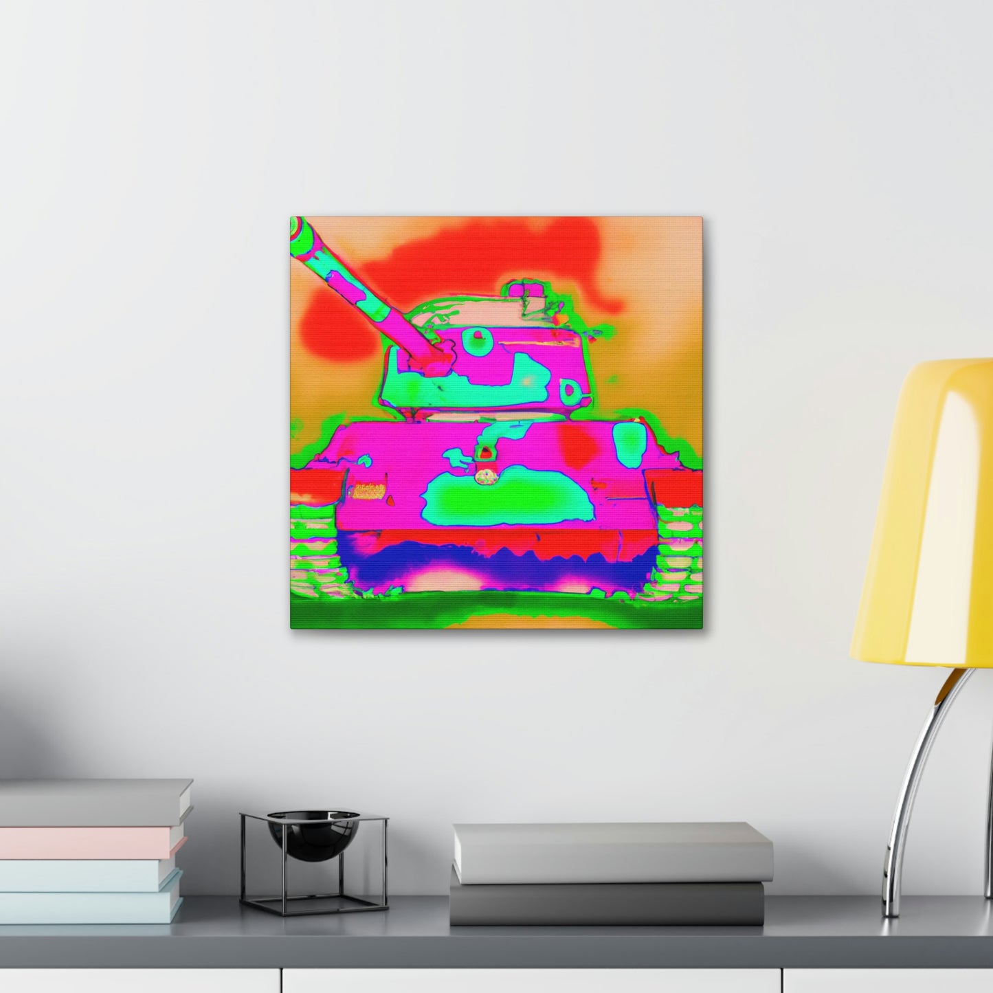 Tank Pop Explosion - Canvas