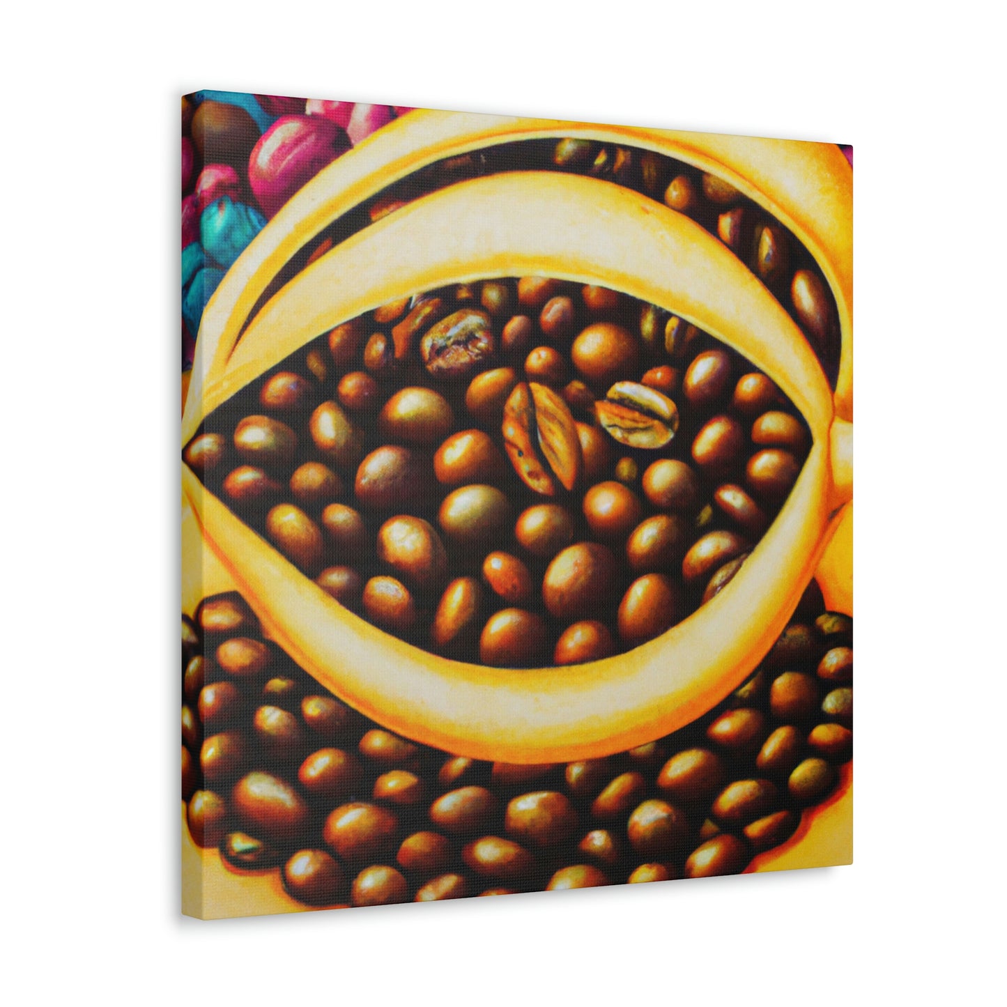 "Coffee Beans Dreamscape" - Canvas