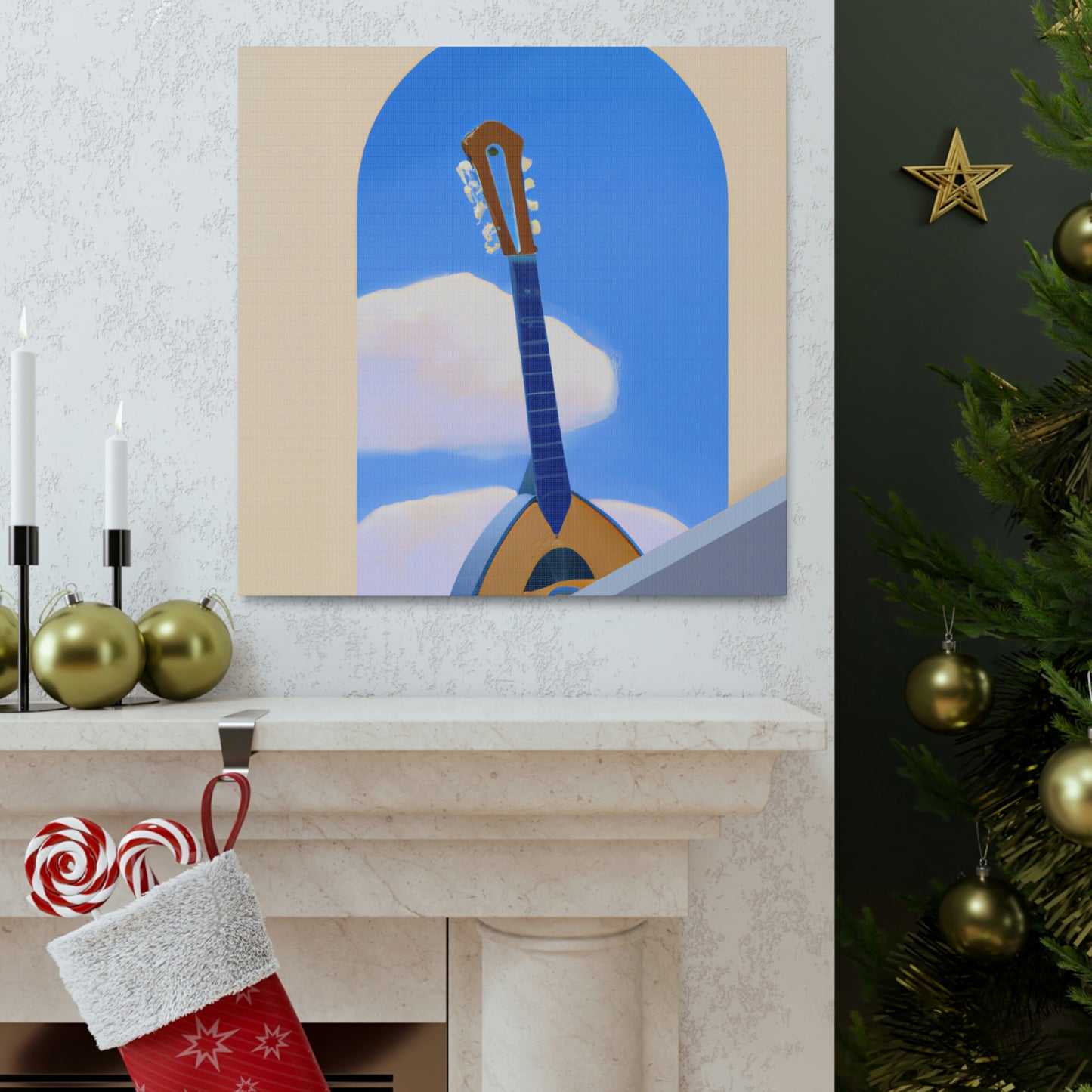 Mandolin of Minimalism - Canvas