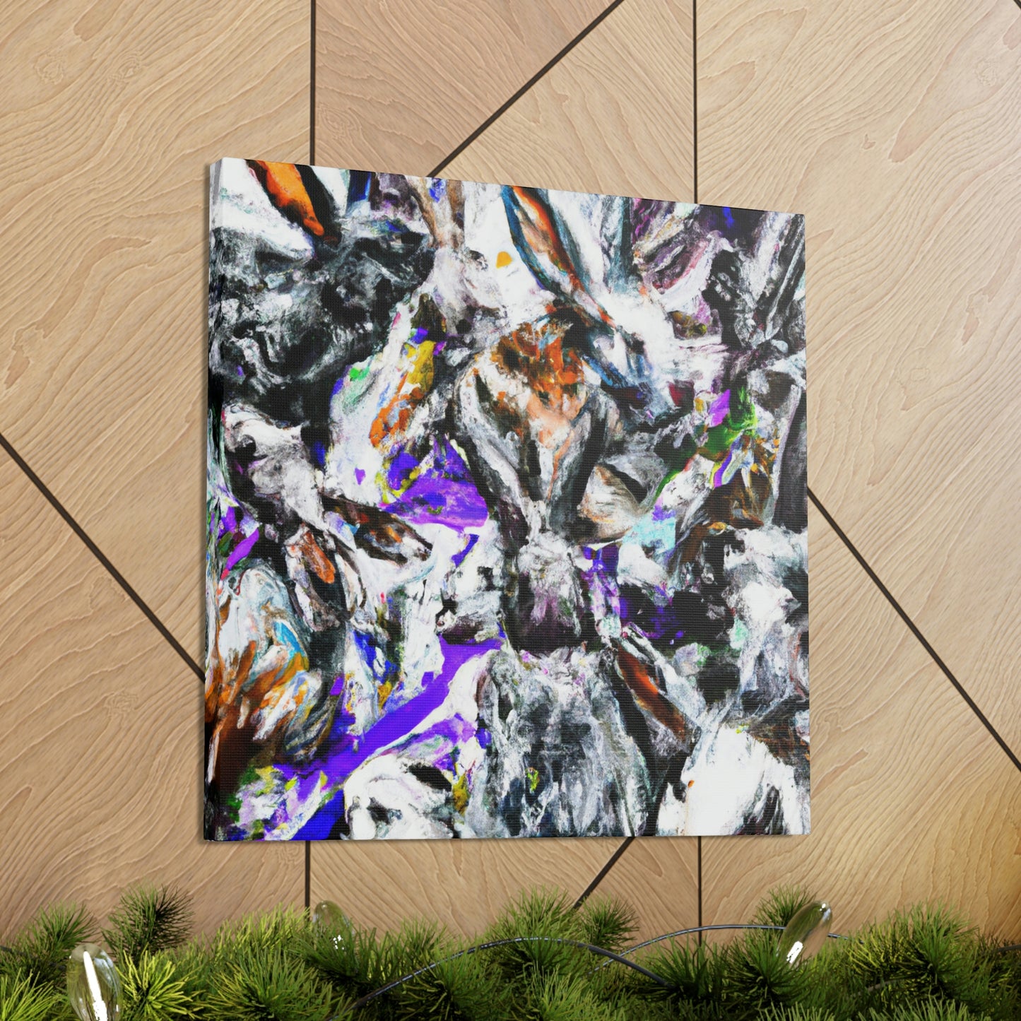 "Rabbit's Realism Surrealism" - Canvas