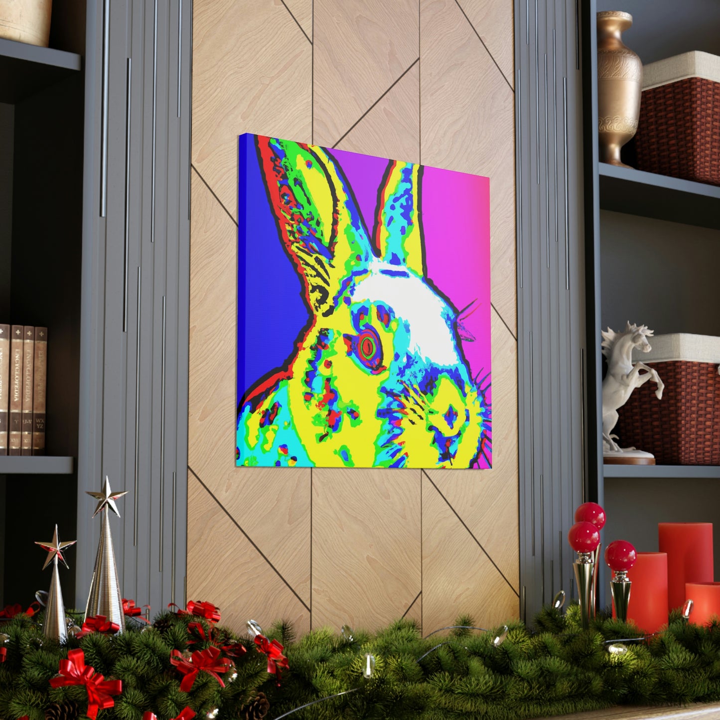 Rabbit in Pop Art - Canvas